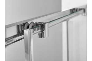 Душевой уголок Vincea Alpha 100x100 профиль хром стекло прозрачное - 3