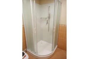 Душевая кабина Frank 90х90 белая стекло матовое - 3