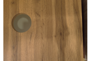 Тумба под раковину Misty Ива 90 белая - светлое дерево - 3