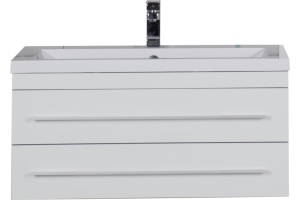 Тумба для комплекта Aquanet Верона 90 подвесная белая - 3
