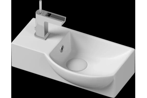 Раковина подвесная Ceramica Nova Element 40х22 белая правая