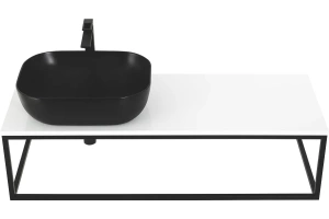 Столешница под раковину BelBagno 120 L белый матовый - 3