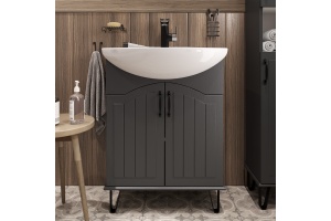 Мебель для ванной DIWO Сочи 65 антрацит - 3