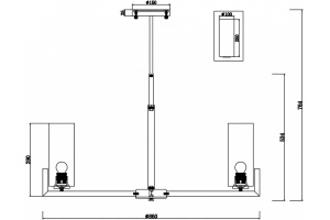 Подвесная люстра Maytoni Fortano MOD089PL-10BS - 2