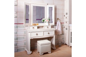 Туалетный столик Бриклаер Кантри 100 бежевый дуб прованс (4627125414138) - 2