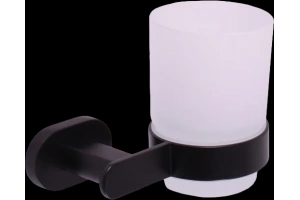 Стакан для зубных щеток Rav Slezak Yukon черный матовый