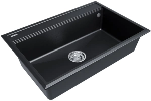 Мойка кухонная Paulmark Stepia 75 черный матовый - 2