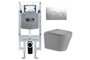 Комплект Weltwasser AMBERG 497 + SALZBACH 004 MT-GR + AMBERG RD-CR (10000006672)