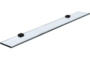Полка STWORKI Glass Shelf 90 полкодержатели черные