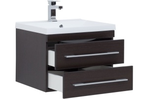 Тумба с раковиной Aquanet Нота 58 венге - 2
