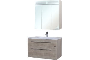 Тумба с раковиной Bellezza Эльза 90 бежевая - 3