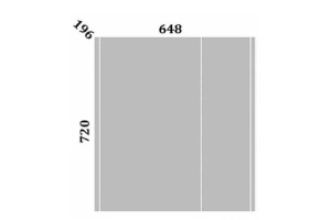 Зеркало-шкаф Sanflor Ларго 70 вяз швейцарский L - 3