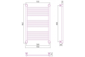 Полотенцесушитель водяной ДР 