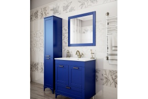 Мебель для ванной Sanflor Ванесса 75 напольная, индиго - 3