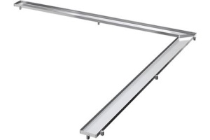 Решетка TECE TECEdrainline Plate 6 110 70 100х100 см под плитку угловая