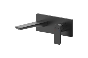 Смеситель для раковины встраиваемый Black&White Universell черный матовый