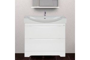 Тумба с раковиной Misty Элвис 85 белая