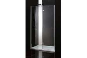 Душевая дверь Cezares Bergamo 100 хром стекло прозрачное - 2