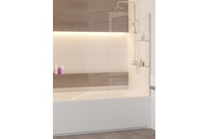 Шторка на ванну RGW Screens SC-54 80x150 с полками