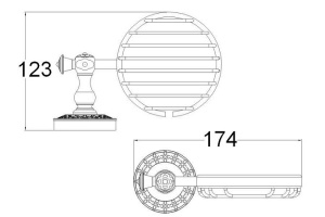 Мыльница Zorg Antic AZR 05 BR - 2
