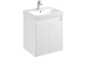 Тумба с раковиной Aquaton Сканди Doors 55 белый