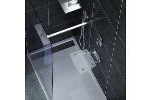 Сиденье для душа Black&White белое матовое - 2