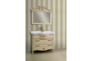 Зеркало BelBagno Primavera bianco antico - 2