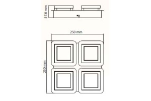 Накладной светильник Horoz Electric Likya HRZ00002251 - 2