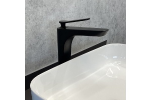 Смеситель для раковины Comforty черный матовый - 2