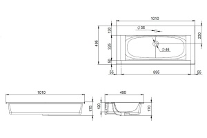Мебельная раковина AM.PM Spirit V2.0 100 - 3