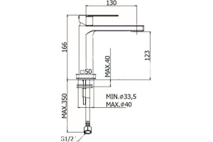 Смеситель Paffoni Tango TA071CR для раковины - 3