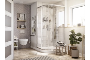 Душевой уголок STWORKI Хельсинки DE018RL110110200 110x110 см профиль хром глянец - 2