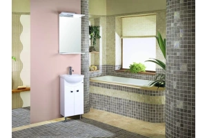 Зеркало Onika Коралл 45 с полкой, белый (204501) - 3