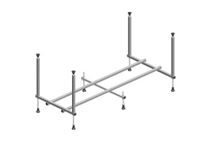 Каркас для ванны Timo Vino 170x92 белый