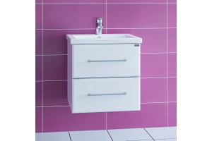 Тумба с раковиной Санта Омега 50 белый