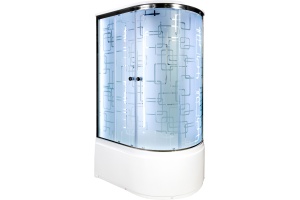 Душевая кабина DETO EM4511LLED+GM с высоким поддоном, с сиденьем - 2