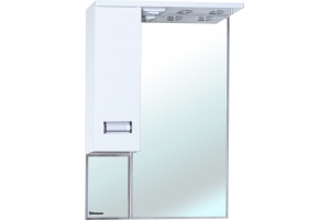 Зеркало-шкаф Bellezza Сиена 70 L белый
