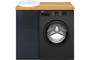 Тумба под раковину Brevita Grafit 40 графит (GRA-01040-013Я)