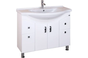 Тумба под раковину Onika Эльбрус 100 белый 