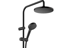 Душевая стойка Hansgrohe Vernis Blend 26276670 Showerpipe 200 1jet с термостатом, черный - 2