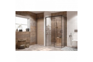 Душевой уголок Ambassador Queen 11011205LBlack 120x80 - 2