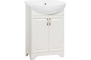 Тумба Олеандр-2 55 под умывальник Антик 55, Люкс рельеф пастель /0