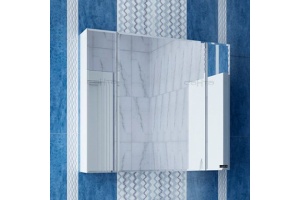 Зеркало-шкаф СанТа Стандарт 80 фацет