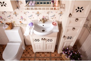 Тумба для комплекта Бриклаер Кантри 65 бежевый дуб - 3