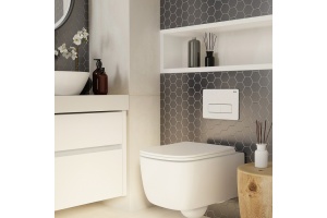 Кнопка смыва IDDIS Unifix белая глянцевая UNI10W0i77 - 2