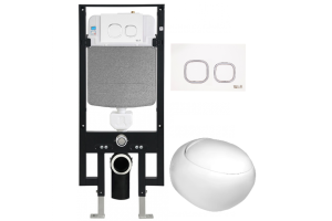 Комплект Weltwasser AMBERG 497 + JECKENBACH 004 GL-WT + AMBERG RD-WT (10000006626)