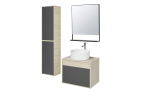 Зеркало Aquaton Лофт Урбан 65 черный-светлое дерево - 3