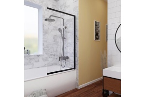 Шторка на ванну Wasserkraft Dill 61S02-100