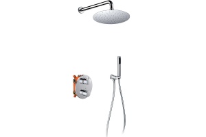 Душевой комплект встраиваемый Vincea хром