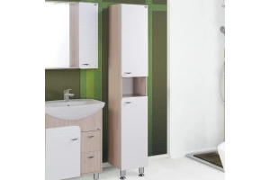 Шкаф-пенал Onika Стиль 30 белый/светлое дерево (403048) - 2